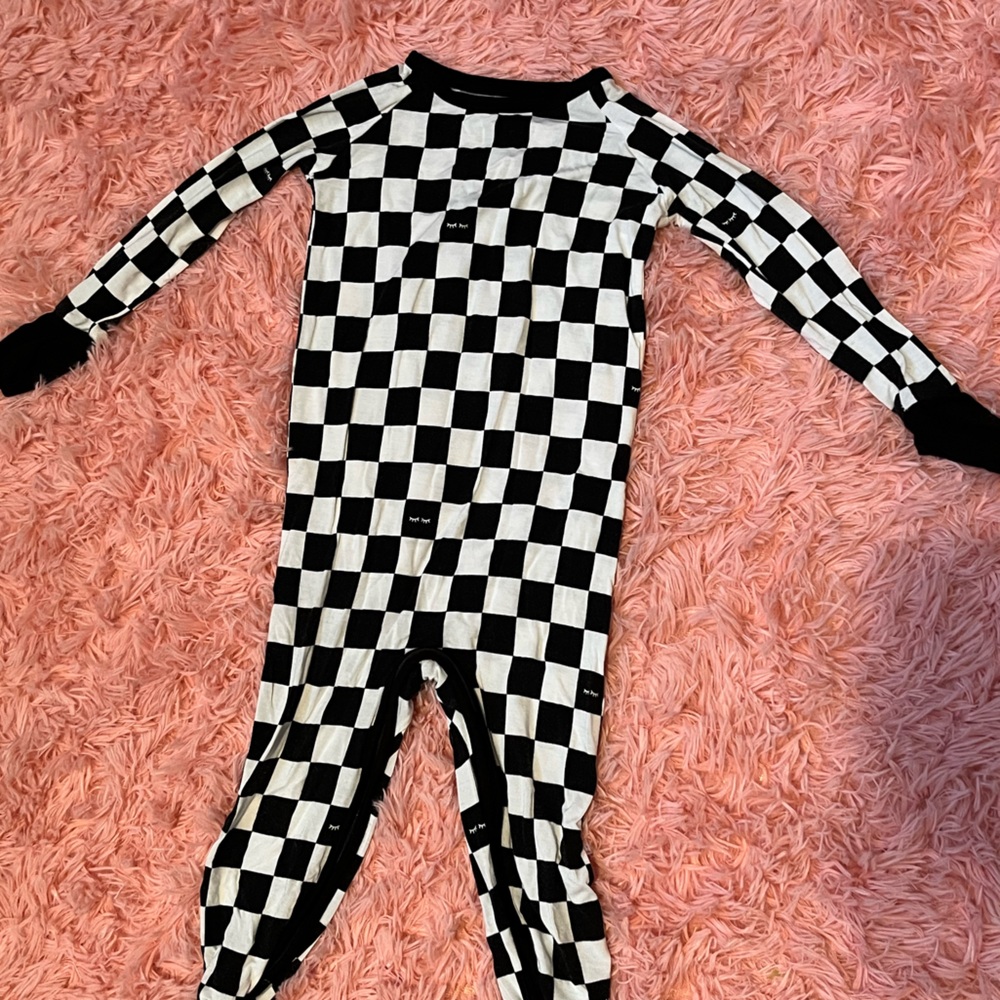 Little sleepies cool checks crescent zippy